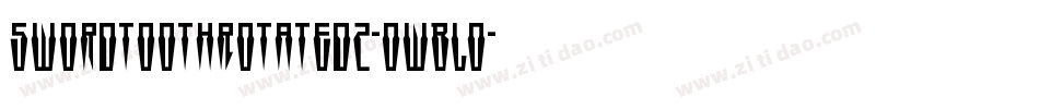 SwordtoothRotated2-owBLo字体转换