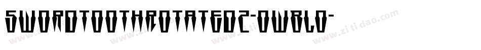 SwordtoothRotated2-owBLo字体转换