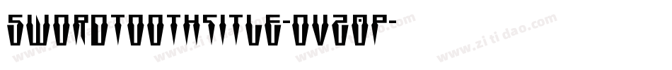 SwordtoothTitle-OVZ0p字体转换