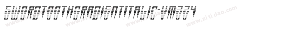 SwordtoothGradientItalic-vm3z4字体转换