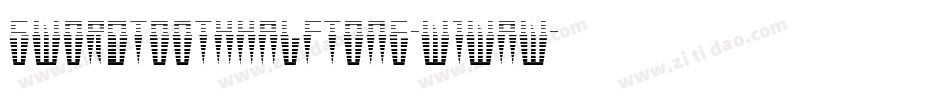 SwordtoothHalftone-w1waw字体转换