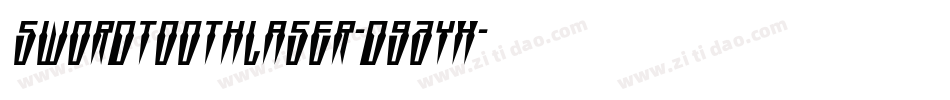 SwordtoothLaser-d9AYx字体转换