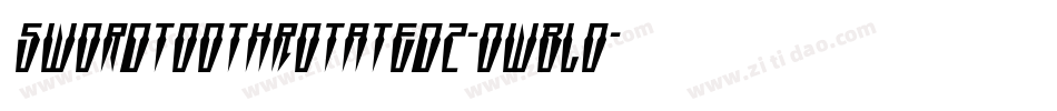 SwordtoothRotated2-owBLo字体转换