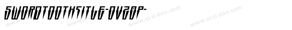 SwordtoothTitle-OVZ0p字体转换