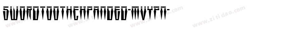SwordtoothExpanded-MVYPn字体转换