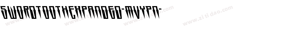SwordtoothExpanded-MVYPn字体转换