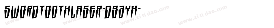 SwordtoothLaser-d9AYx字体转换