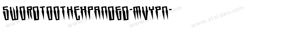 SwordtoothExpanded-MVYPn字体转换