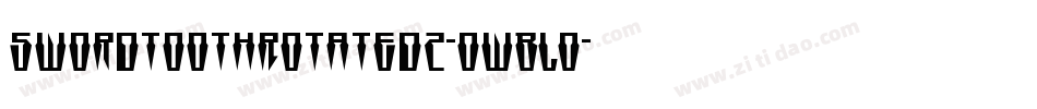 SwordtoothRotated2-owBLo字体转换
