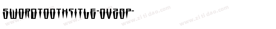 SwordtoothTitle-OVZ0p字体转换
