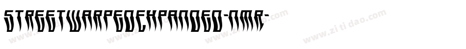 StreetWarpedExpanded-nMR字体转换
