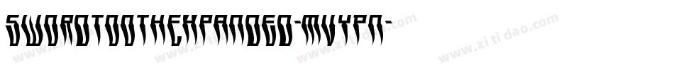 SwordtoothExpanded-MVYPn字体转换