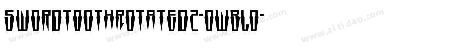 SwordtoothRotated2-owBLo字体转换