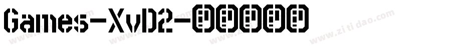 Games-XvD2字体转换