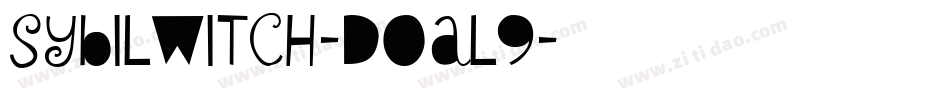 SybilWitch-DOaL9字体转换