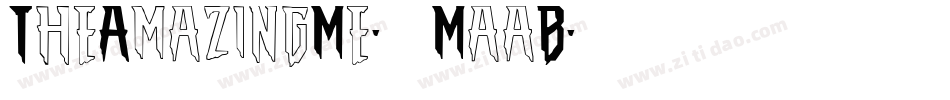 TheAmazingMe-8MaaB字体转换