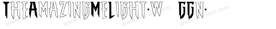 TheAmazingMeLight-w1GGn字体转换 TheAmazingMeLight-w1GGn字体转换
