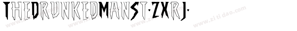 TheDrunkedManSt-ZXrJ字体转换