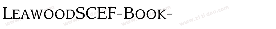 LeawoodSCEF-Book字体转换