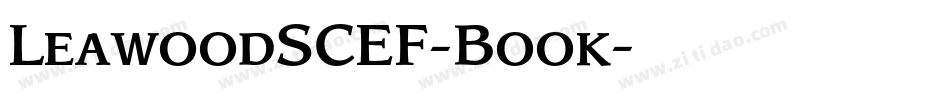 LeawoodSCEF-Book字体转换