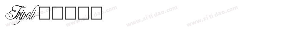 Tripoli字体转换