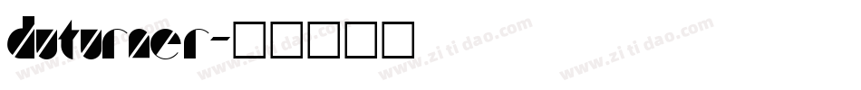 DuTurner字体转换
