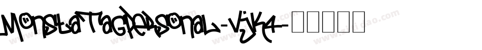MonstaTagPersonal-vjK4字体转换