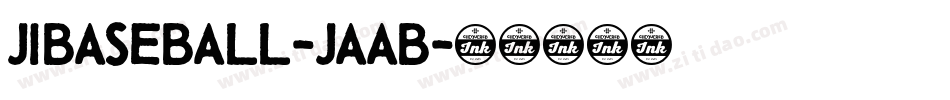 JiBaseball-JaaB字体转换