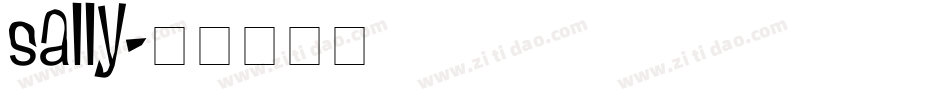 sally字体转换