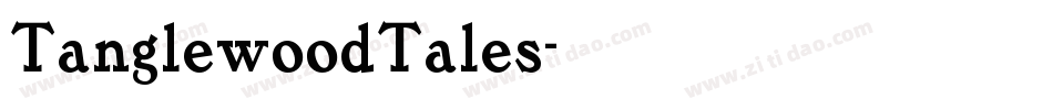 TanglewoodTales字体转换