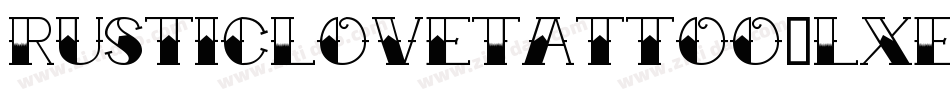 RusticLoveTattoo-LxE4字体转换