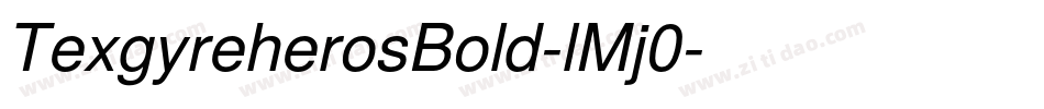 TexgyreherosBold-lMj0字体转换