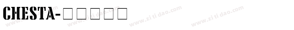 Chesta字体转换