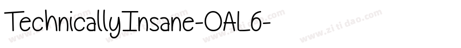 TechnicallyInsane-OAL6字体转换 TechnicallyInsane-OAL6字体转换