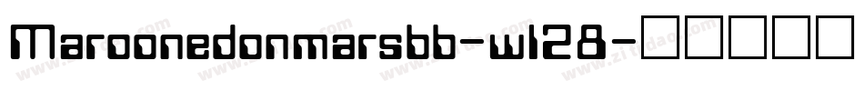 Maroonedonmarsbb-wl28字体转换
