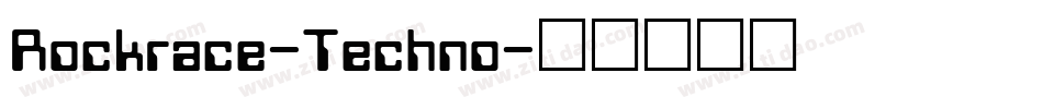 Rockrace-Techno字体转换