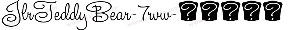 JlrTeddyBear-7rvw字体转换