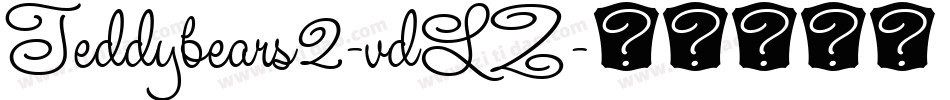 Teddybears2-vdLZ字体转换