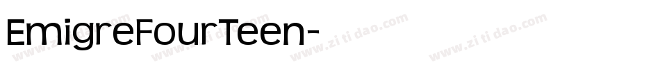 EmigreFourTeen字体转换