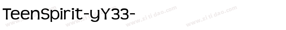 TeenSpirit-yY33字体转换