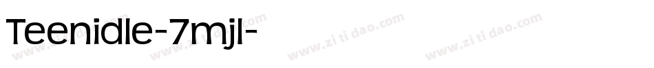 Teenidle-7mjl字体转换