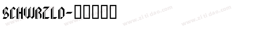 SCHWRZLD字体转换