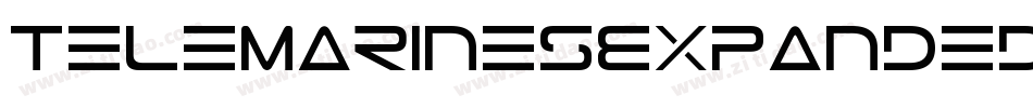 TeleMarinesExpandedItalic-oznd字体转换