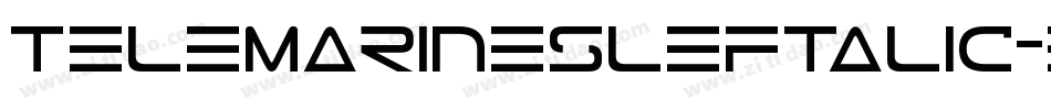 TeleMarinesLeftalic-ez6m字体转换