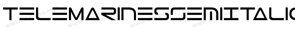 TeleMarinesSemiItalic-0eM9字体转换 TeleMarinesSemiItalic-0eM9字体转换