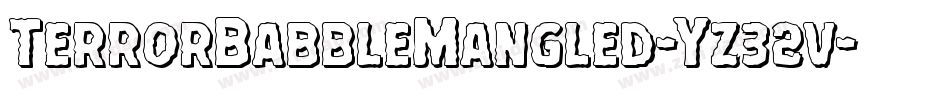 TerrorBabbleMangled-Yz32v字体转换