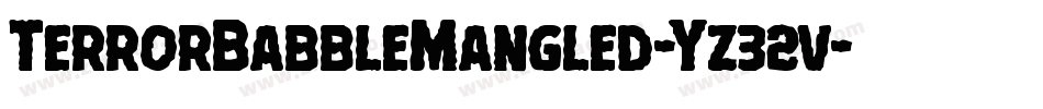 TerrorBabbleMangled-Yz32v字体转换