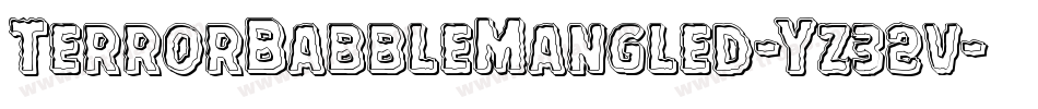 TerrorBabbleMangled-Yz32v字体转换