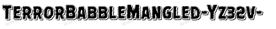 TerrorBabbleMangled-Yz32v字体转换