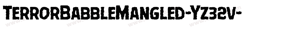 TerrorBabbleMangled-Yz32v字体转换